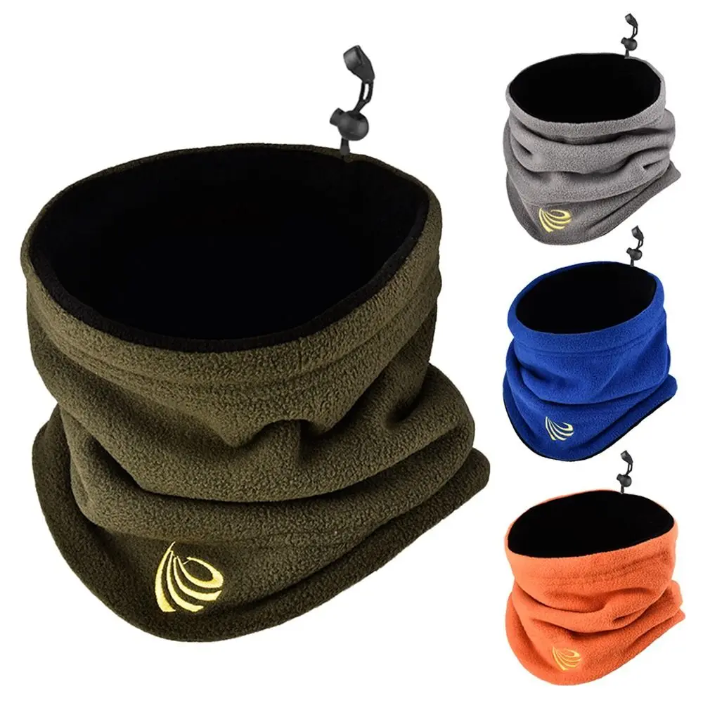 Outdoor Face Cover Camping Ski Tube Scarf Cold-proof Collar Half Face Mask Fleece Neck Gaiter