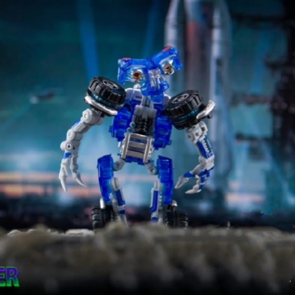 Disponibile DR.WU MC03T piccolo mostro Carrello con ruote trasparenti Trasformazione su piccola scala Action Robot Modello Deformazione Giocattolo Regali