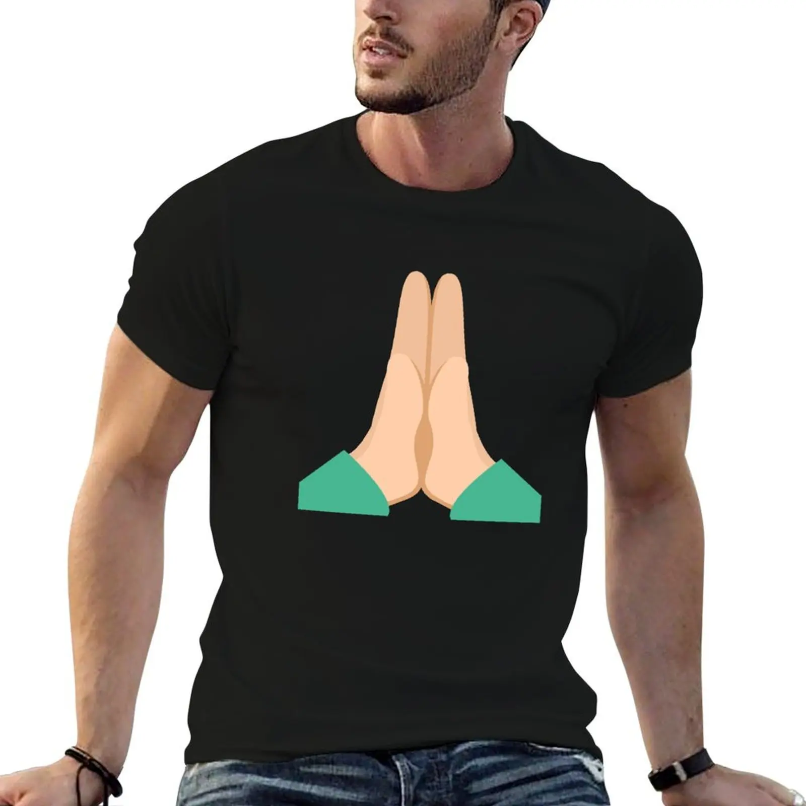 

Hands Pressed Together Prayer Please Thank You Namaste T-Shirt man t shirt graphic man t shirts graphic T-Shirt