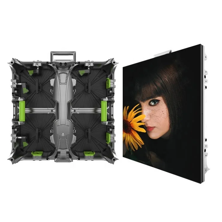 Ultra-Thin Seamless Vibrant P1.95 Indoor Rental LED Display Screen 500x500mm High-Resolution Cabinet for Stage Events 1 Year