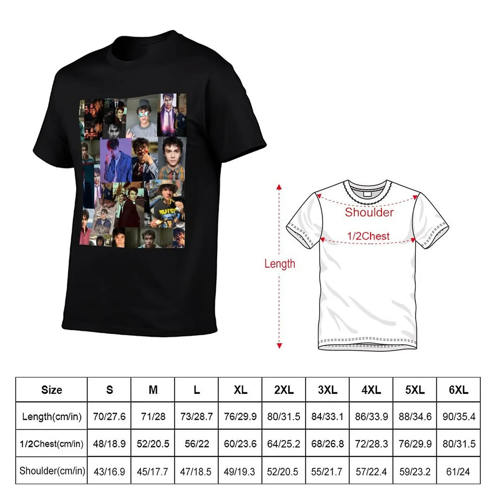 Benjamin Wadsworth Photo Collage Art T-Shirt basketball graphic tees graphic shirts quick-drying anime mens white t shirts