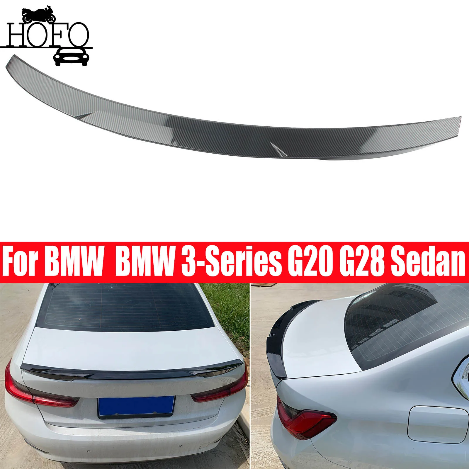 

Rear Spoiler Trunk Wing For BMW BMW 3-Series G20 G28 Sedan 2019-2021 Car Rear Roof Spoiler Wing