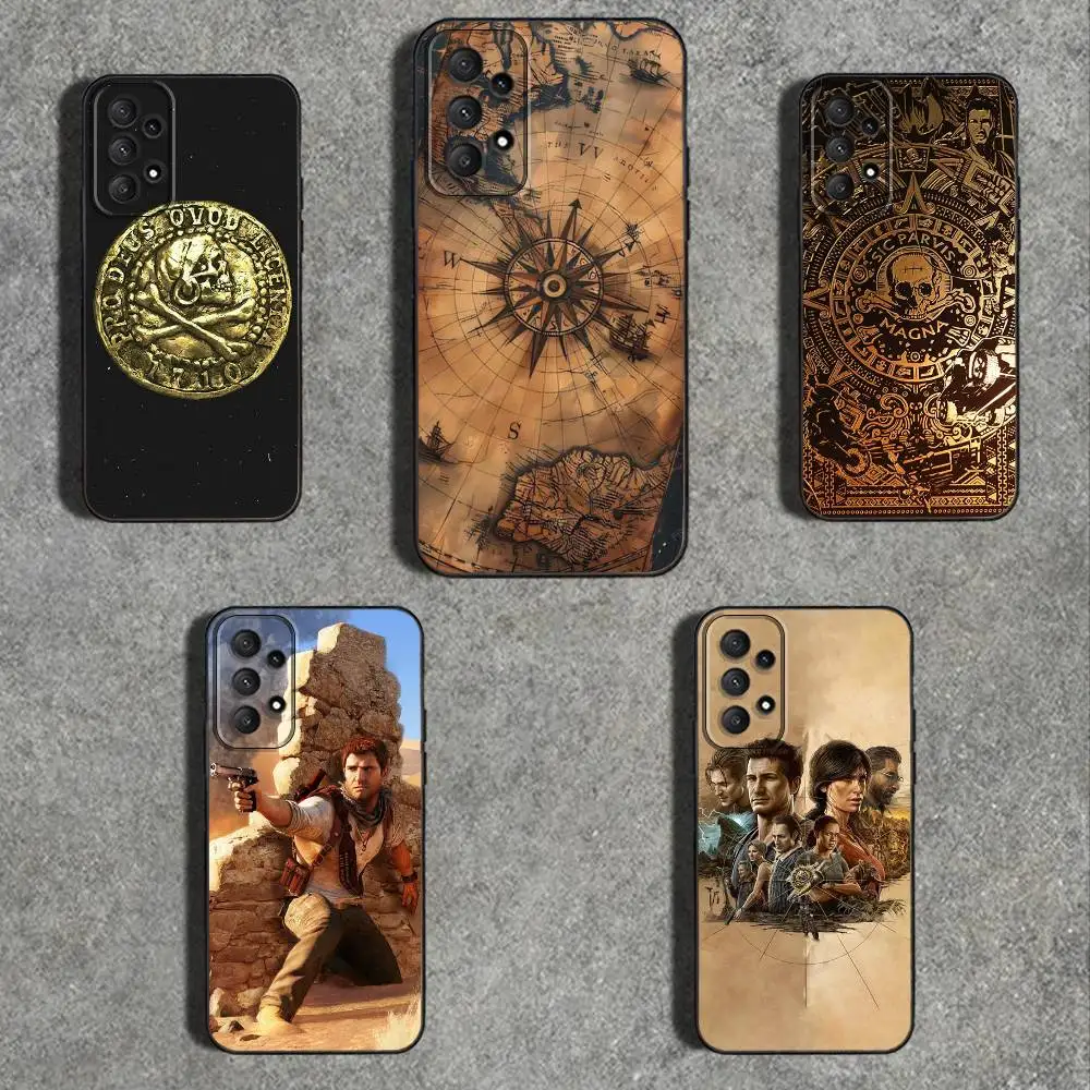 

cool Magna U-Uncharted-es Phone Case For Samsung Galaxy A73,31,32,72,41,53,52,71,22,5G,Note,J7,8,9 Soft Black Cover