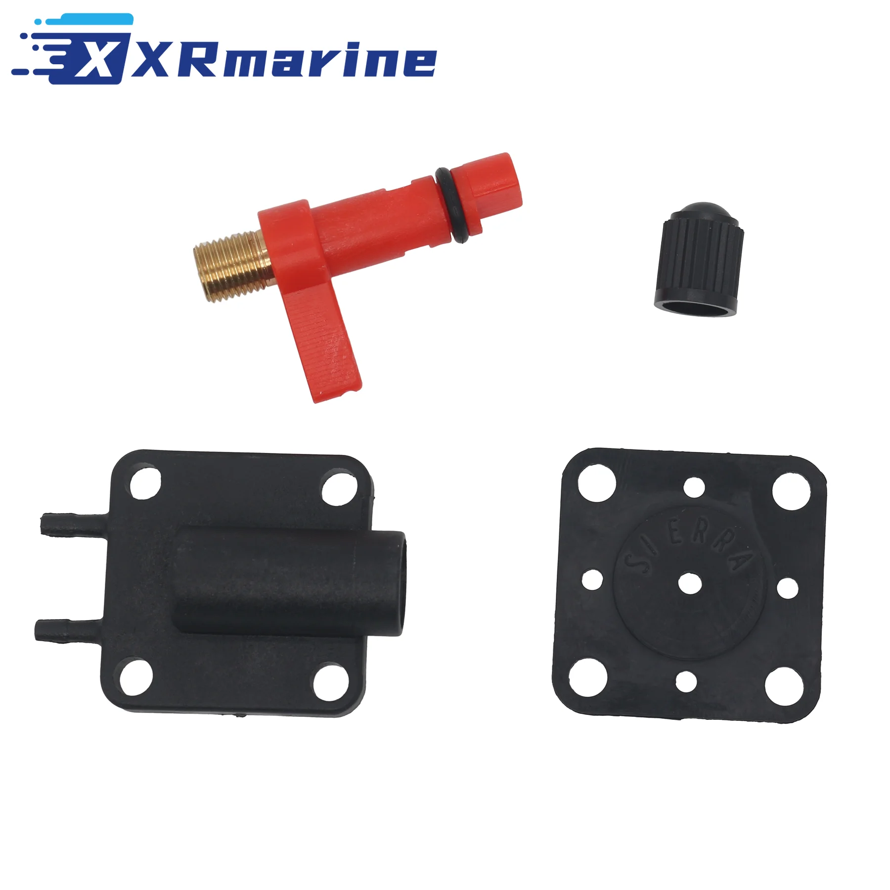 Fuel Primer Choke Solenoid Service Valve Kit for Omc Johnson Evinrude 5007356, 5828665, 397909, 175158, 18-7044