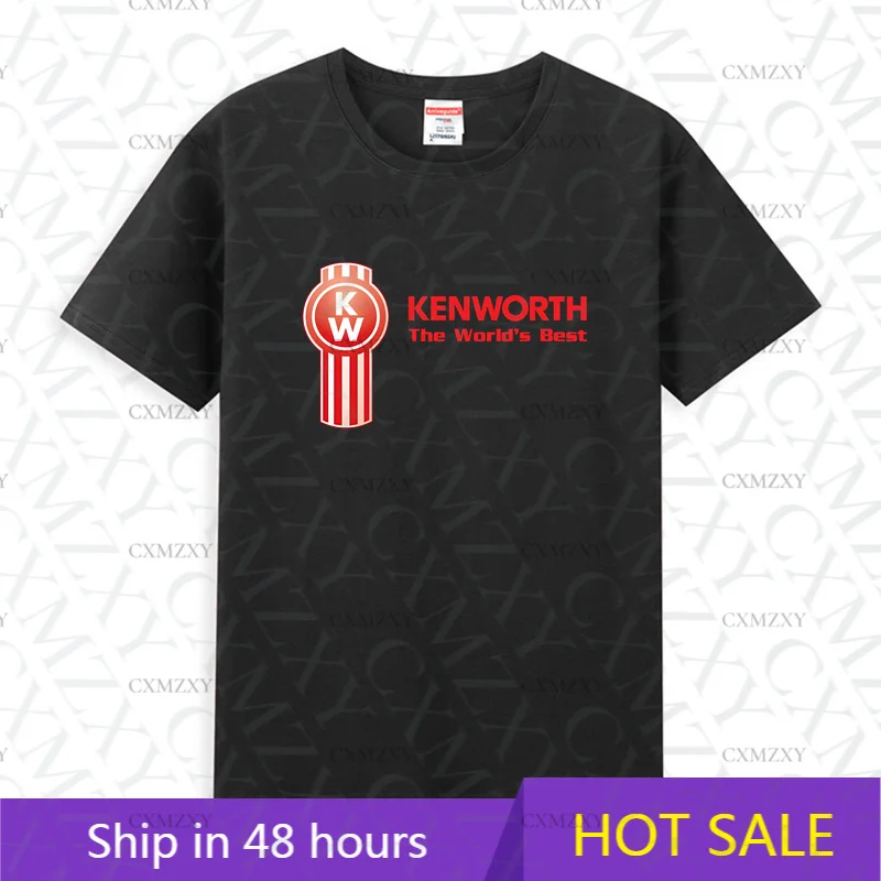 

2025 Men T Shirt Casual Kenworth Trucks The World's Best T-shirt Graphic Summer Short Sleeves 100% Cotton S-3XL Cool Tee