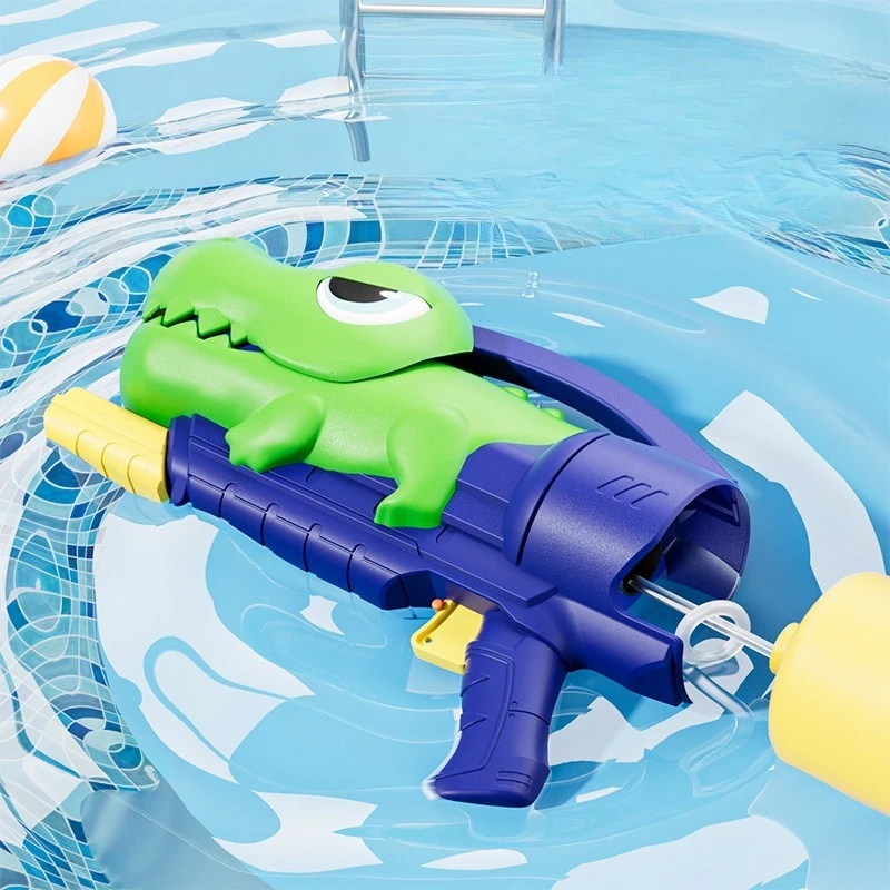Letni wysokociśnieniowy pistolet na wodę do ciągnięcia nieelektryczny pistolet natryskowy pistolet na wodę pistolet na zabawki plażowe dla dzieci dzieci dorosłych bitwa