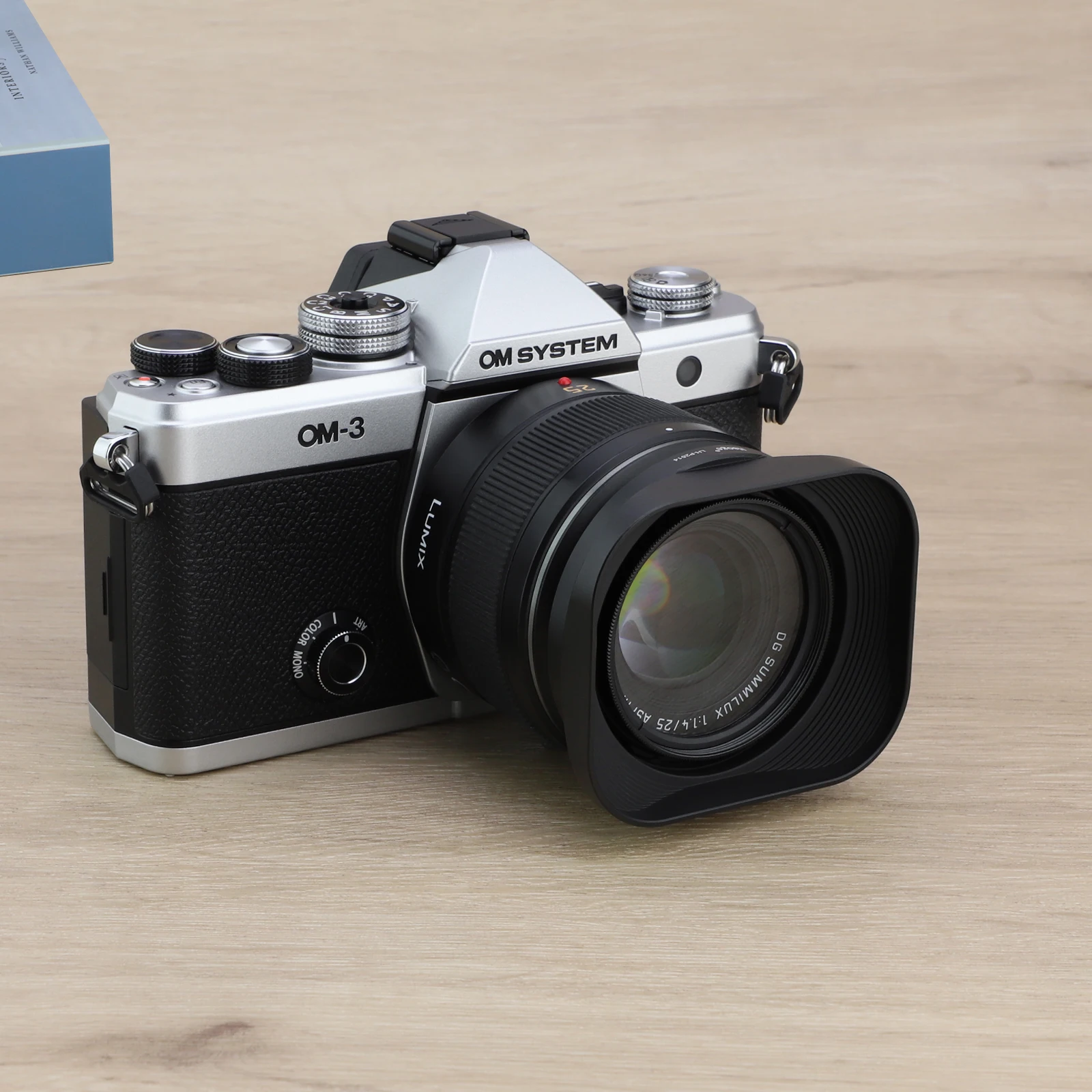 Haoge LH-P2514 Square Metal Lens Hood for Panasonic LEICA DG SUMMILUX 25mm f/1.4 II ASPH lens dg25 25MM F1.4 II H-X025