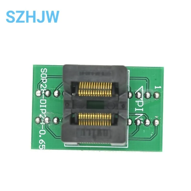 TSSOP28/SSOP28 narrow body programming socket 0.65mm pitch OTS-28(28)-0.65-01 test socket