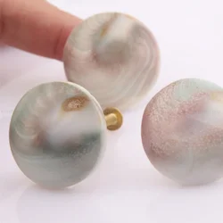 Natural Shell Furniture Handle Drawer Knob White Rough Crystal Handles For Kitchen Wine Cabinet Door Cupboard Wardrobe Pulls Diy