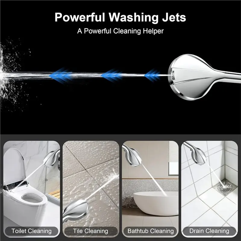 Premium-High Pressure Filtered Shower Head(10-Mode), Includes 5 Replacement Filters& 15-Stage Hard Water Filter System Sprayer