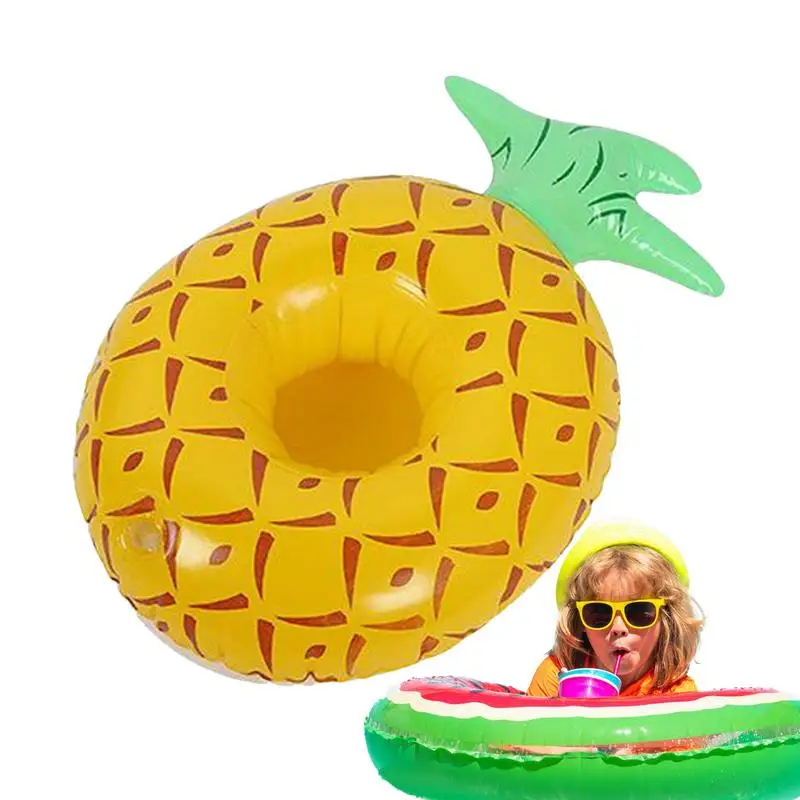 

1 шт., поплавок, надувной держатель для чашки, держатель для чашки для напитков, поплавок для бассейна, барные подставки, декор для вечеринки, держатель для напитков