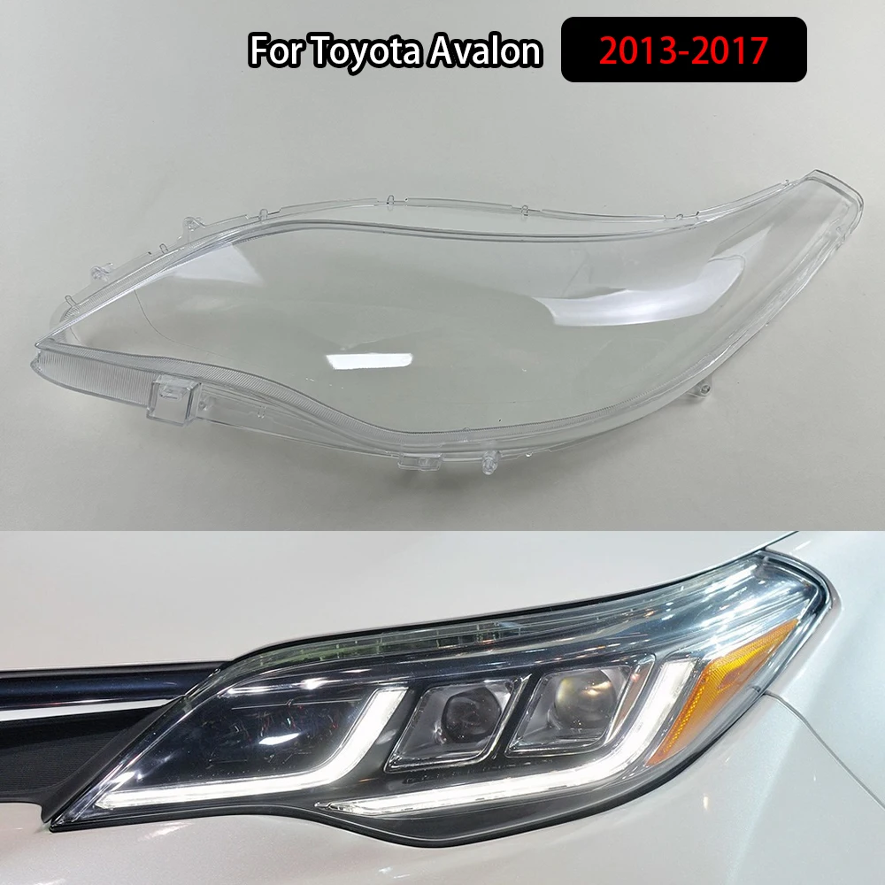 

For Toyota Avalon 2013-2017 Transparent Headlight Cover Lampshade Shell Headlamp Housing Durable Lens Plexiglass