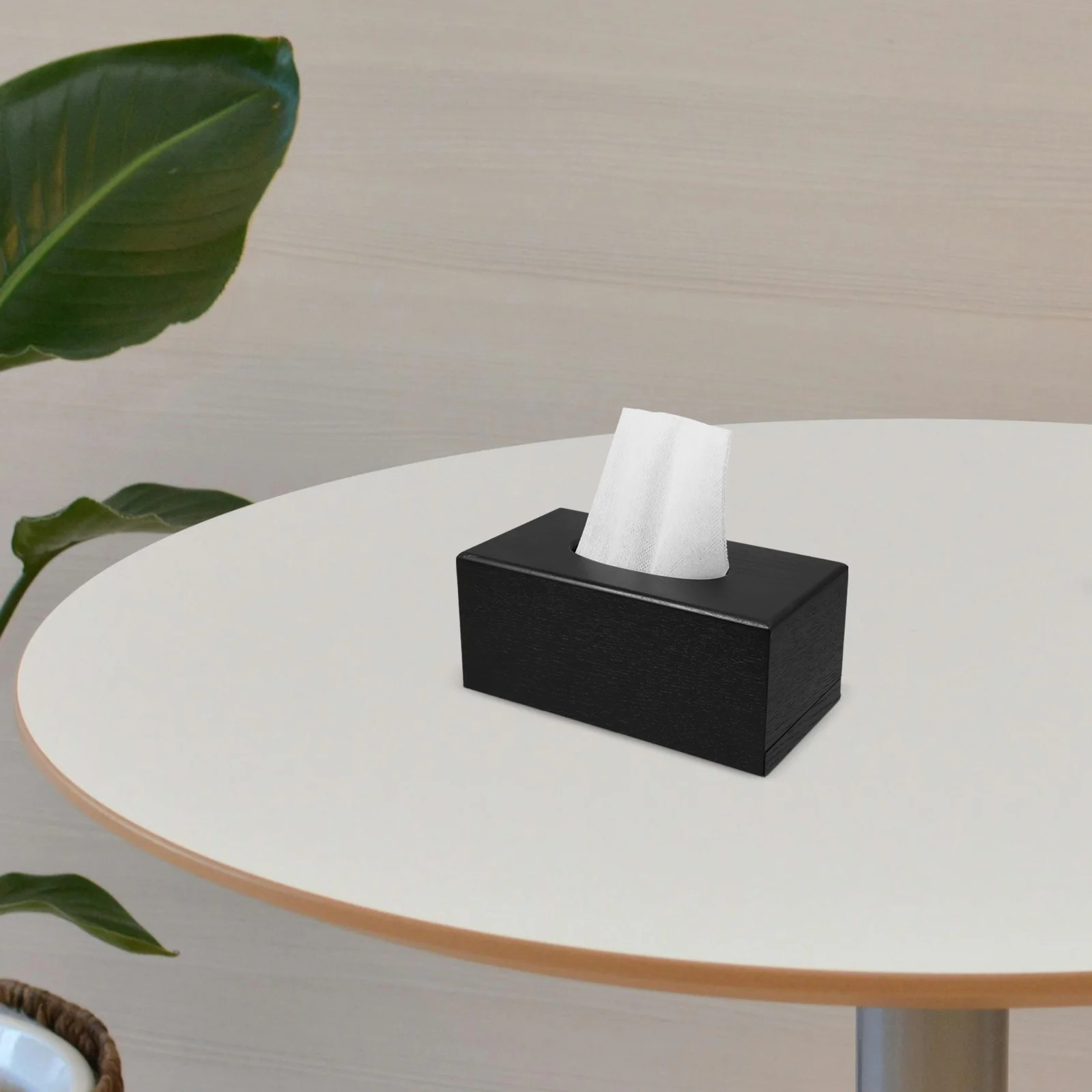 

Solid Wood Box Tea Color 23x12x10cm Retro Smooth Home Hotel Tissue Storage Cases Decor Rectangle Napkin Holder