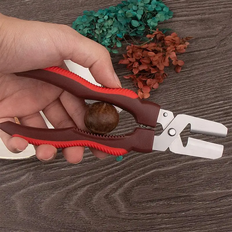 Chestnut Clip Nutcracker Chestnut Clip Multipurpose High Hardness Ergonomic Handle Compact Strong Chestnuts Cutter For Picnics