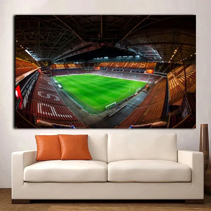 World Famous Stadium Poster Santiago Bernabeu Camp Nou Philips Wall Art Pictures Canvas HD Print Living Room Home Decor Painting