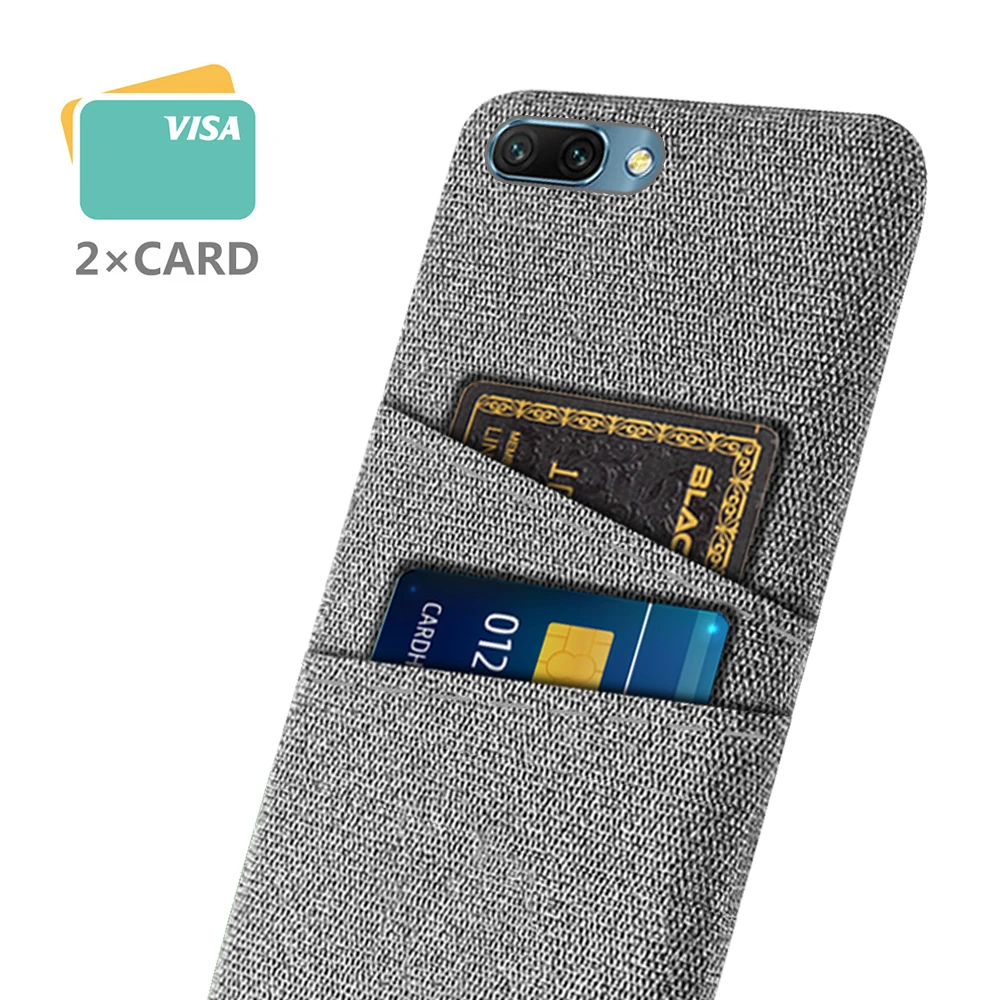 Honor 10 for Phone Case Huawei Honor 10 Case on Honor 10 Luxury Fabric Dual Card Cover for Coque Huawei Honor 10 Honor10 COL L29