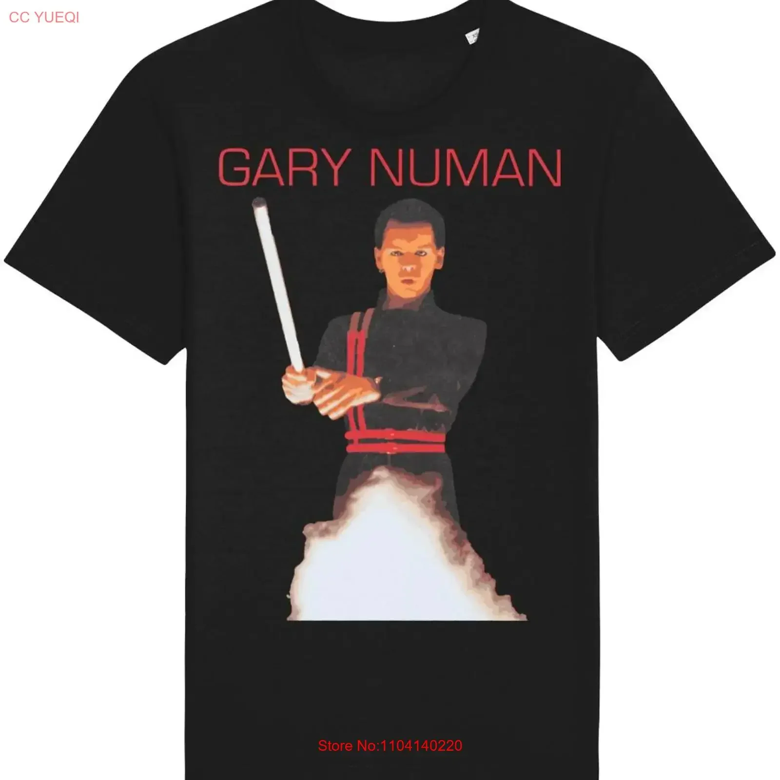 تي شيرت Gary Numan Vintage تي شيرت كلاسيكي مغسول على الموضة للارتداء اليومي ملابس أنيقة مصممة برسومات متعددة الاستخدامات