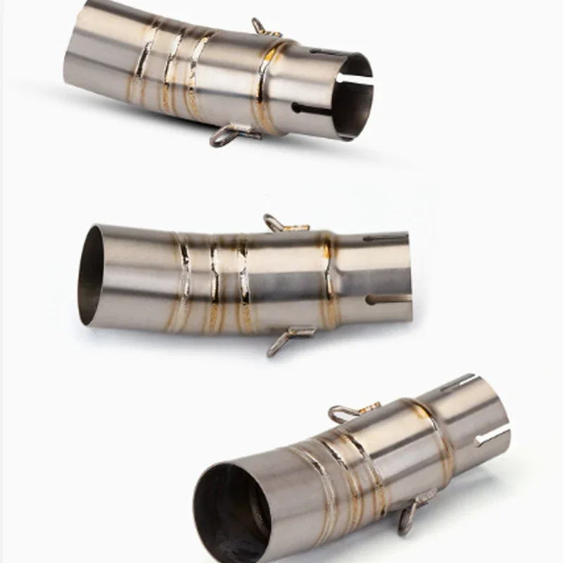 51mm Muffler Adapter Tube for Kawasaki Ninja 400 Z400 2017-2023 Slip-on Motorcycle Exhaust Middle Link Pipe Escape Moto Modify