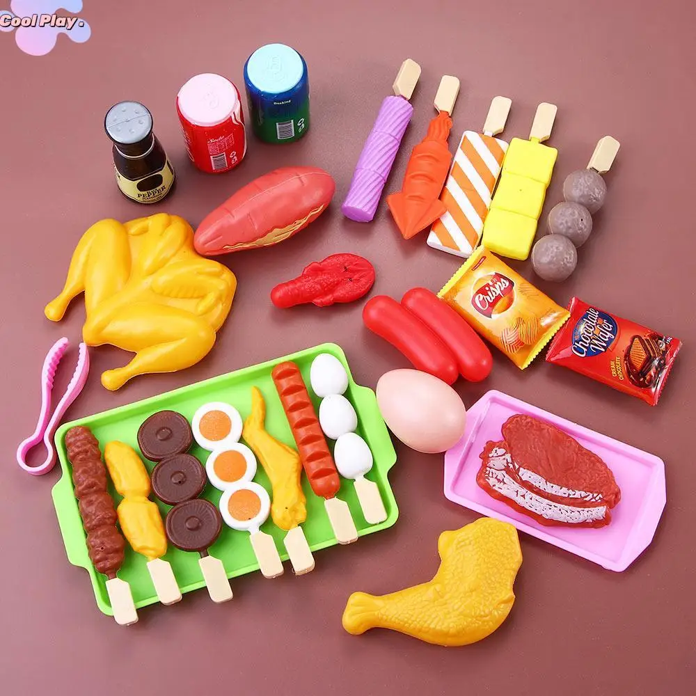 

Foods Simulation Cookware Kitchen Toy Simulate BBQ Toys Set Role Play Simulation Barbecue Toy Kitchen Kids Toys Pretend Play