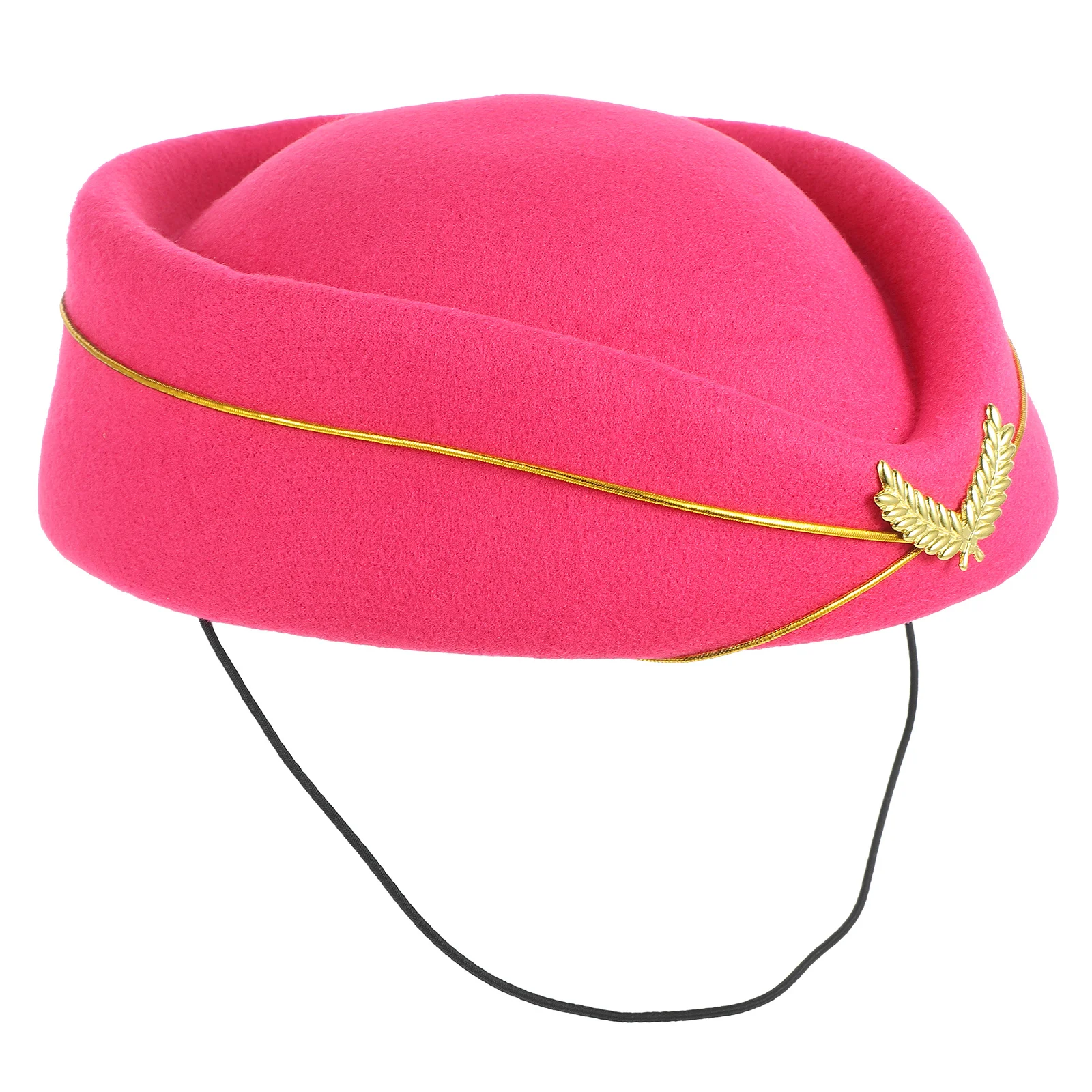 

Stewardess Hat Air Hostess Flight Attendant Costume Decor Lady Role Play Party Supplies One Size Fits All High Grade