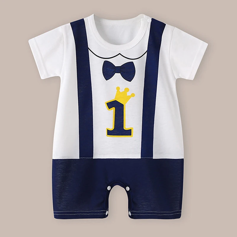 Baby romper Cartoon Toddler Ice Cool jumpsuit newborn cotton short sleeve baby girl boy clothing DS29