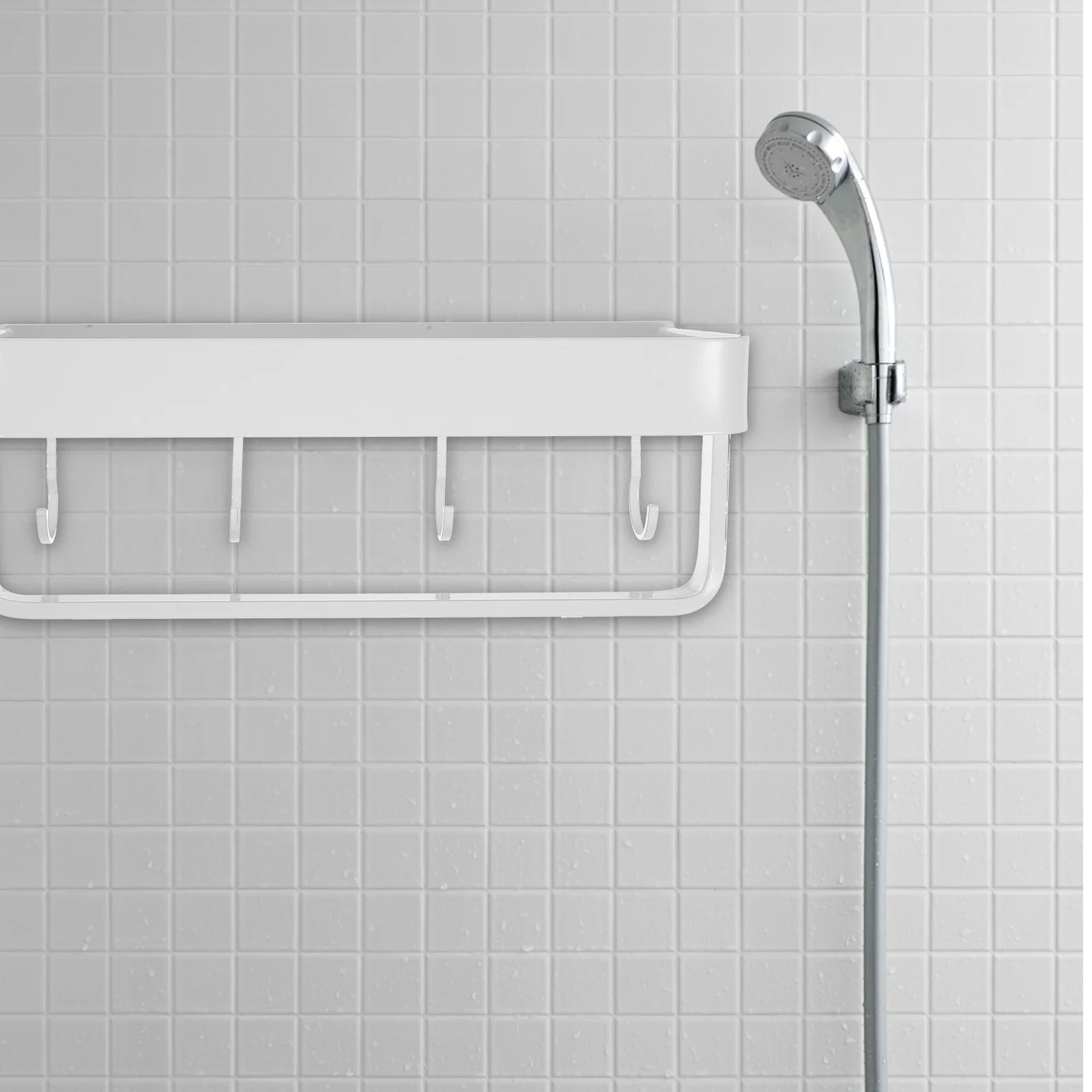 

Aluminum Wall Holder Hook Household Towel Rack Corrosion Resistant Bathroom Shelf Simple Design Home Kitchen Bedroom