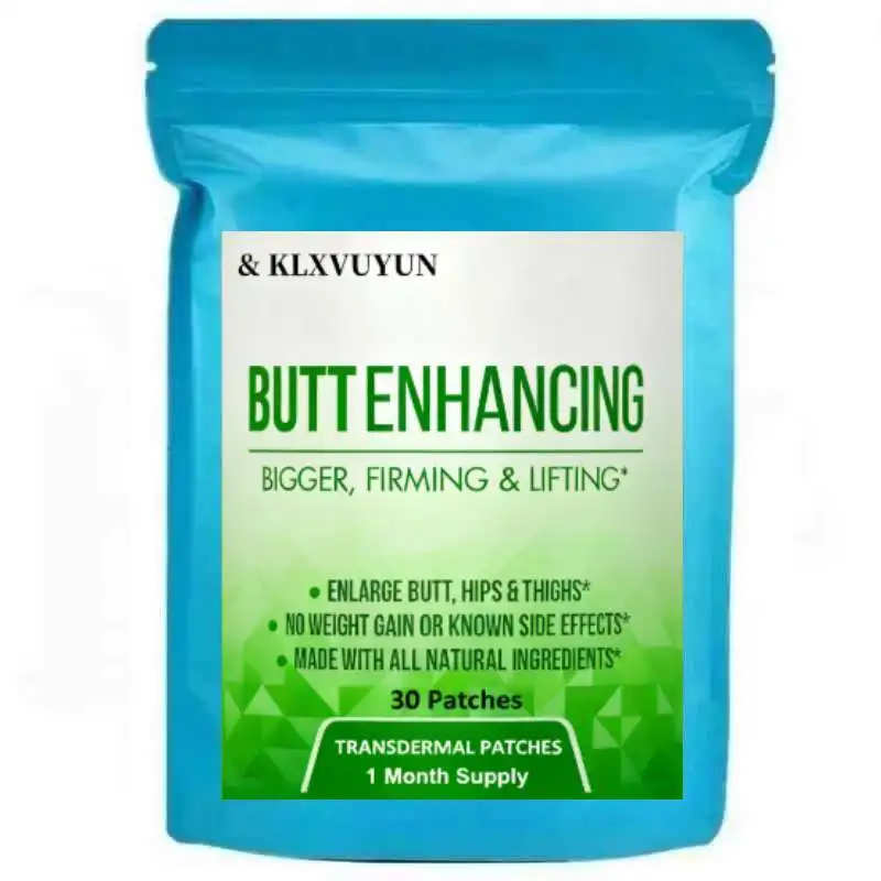 Curve Butt Enhancement Parches transdermicos Potenciador de glúteos Crescita de glúteos - Aguaje orgánico, ñame salvaje, fenogreco (semilla)