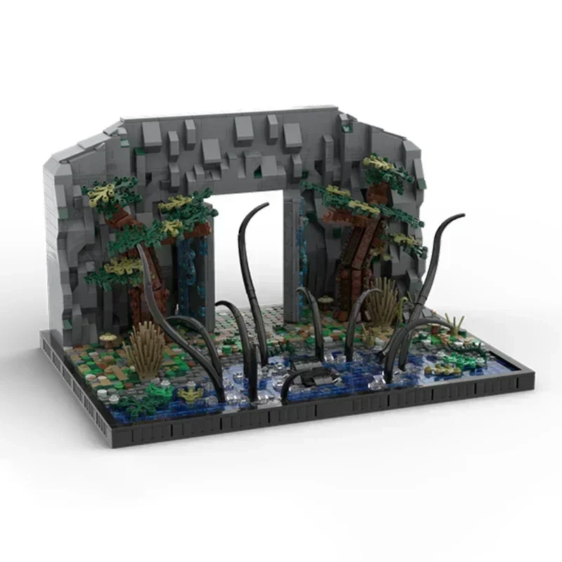 Populaire Ringen Films Model Moc Bouwstenen Moriaer Gate Technologie Modulaire Blokken Geschenken Kerst Speelgoed DIY Sets Montage