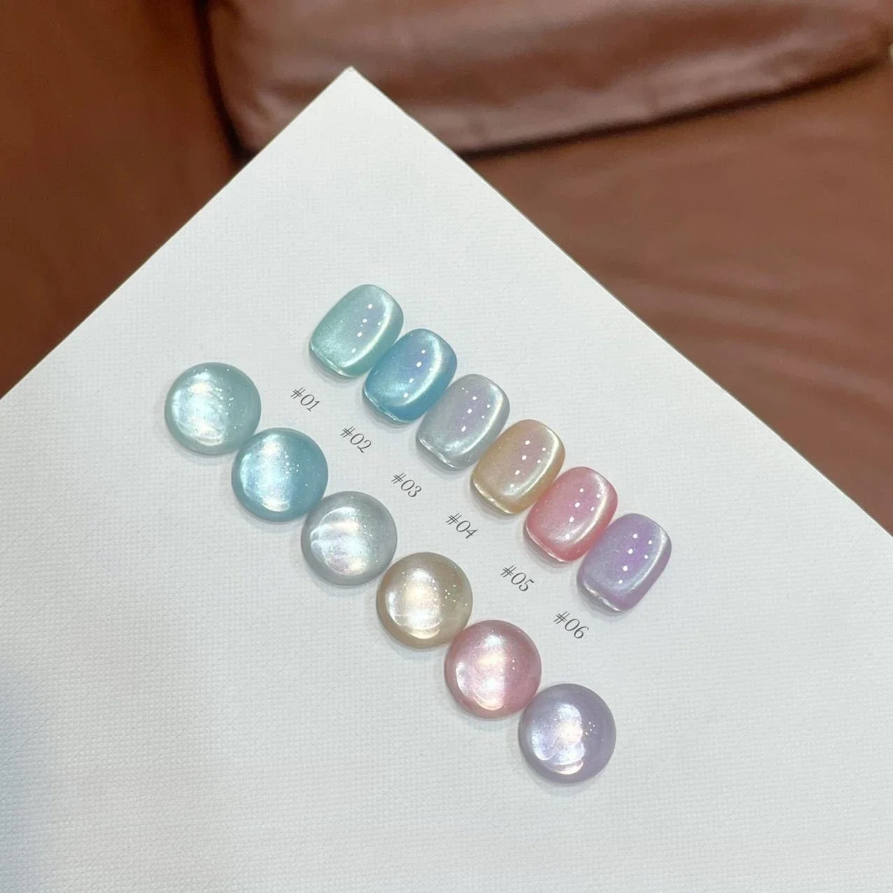 

6 цветов, 12 мл, магнитный гель-лак для ногтей «Русалка», цветной стеклянный эффект бисера, замачиваемый УФ/светодиодный гель-лак, дизайн ногтей для маникюра