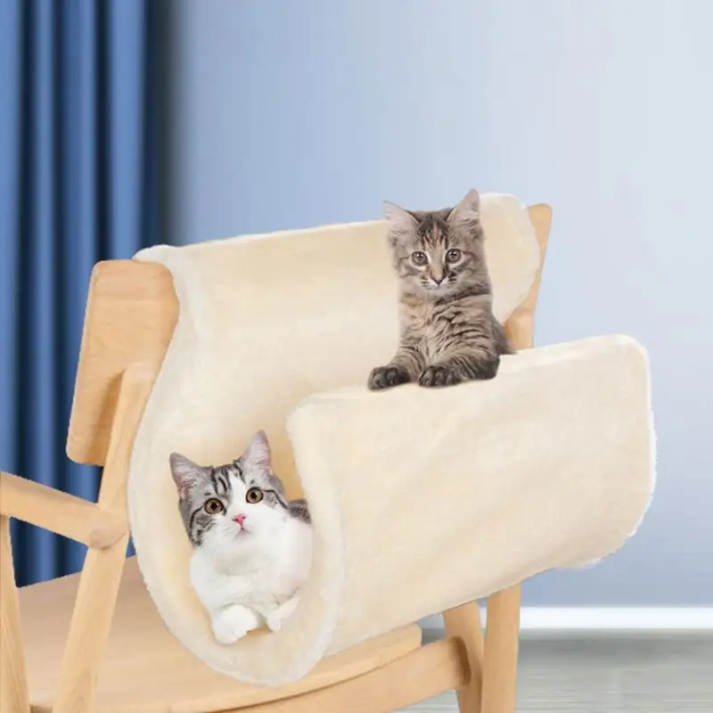 Cat Window Perch Soft Wireless Pets Window Perch Wireless Warm Fleece Basket Cradle Hammock For Cabinet Doors Chair Backs Ledges