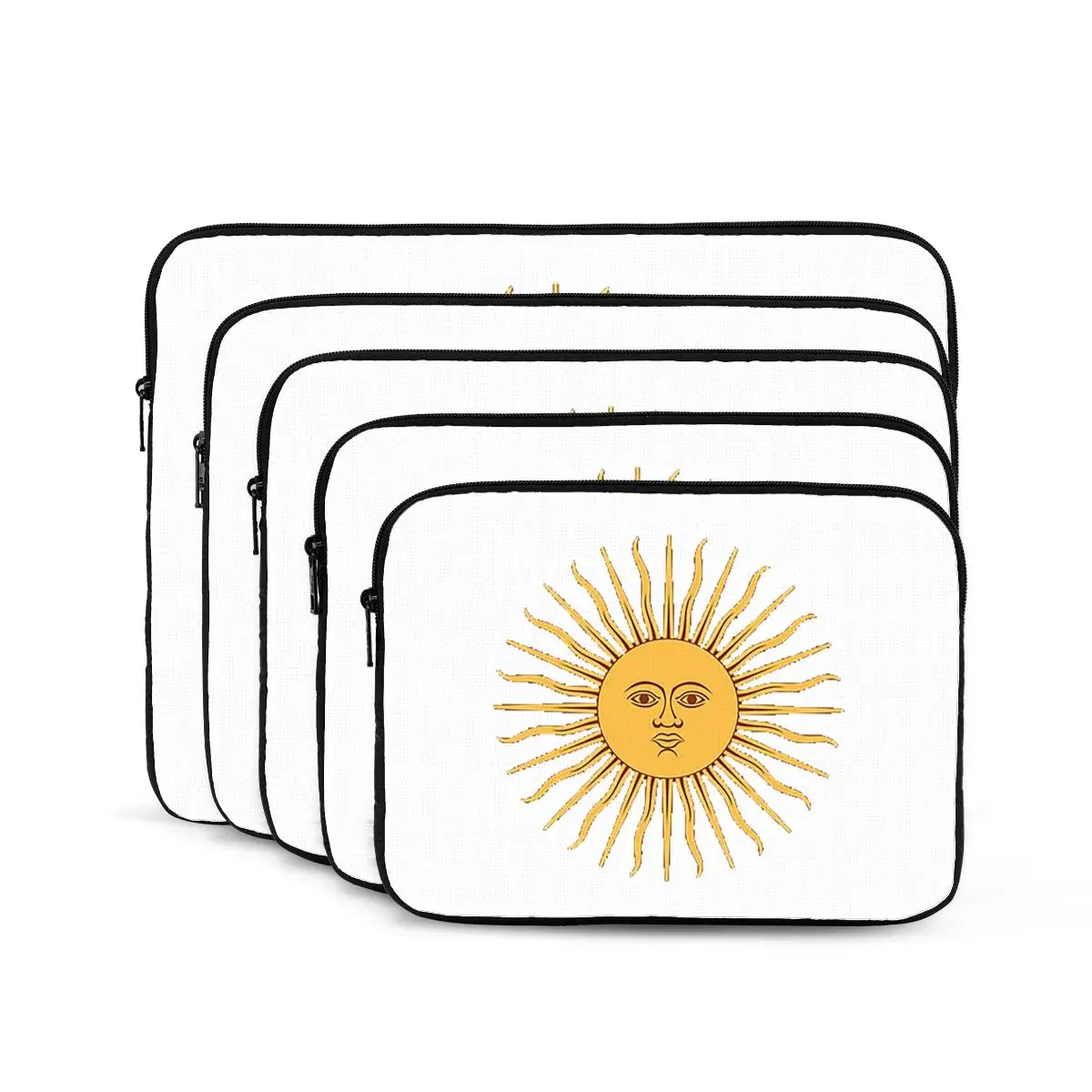 

Sun Of May Flag Of Argentina Notebook Laptop Bag Case Pouch Notebook Sleeve Cover Bag Tablet Shockproof Case Bag