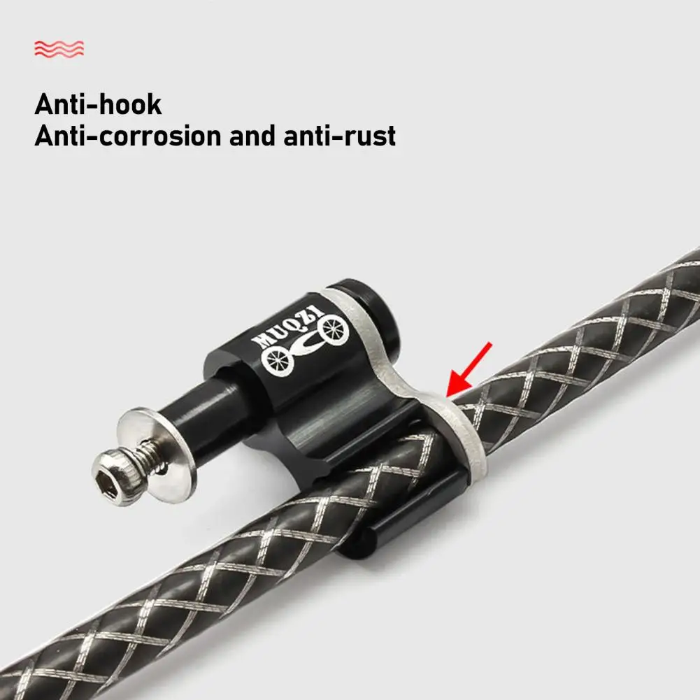 Bike Hydraulic Brake Cable Housing Adapter Clip Aluminum Alloy Cycling Bicycle Shift Brake Oil Cable Housing Holder Clip Clamp