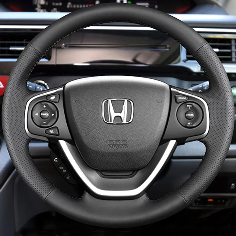 

Braid Car Steering Wheel Cover for Honda CRV XRV Civic DIY Renovation Steering Wheel Cover Accessory