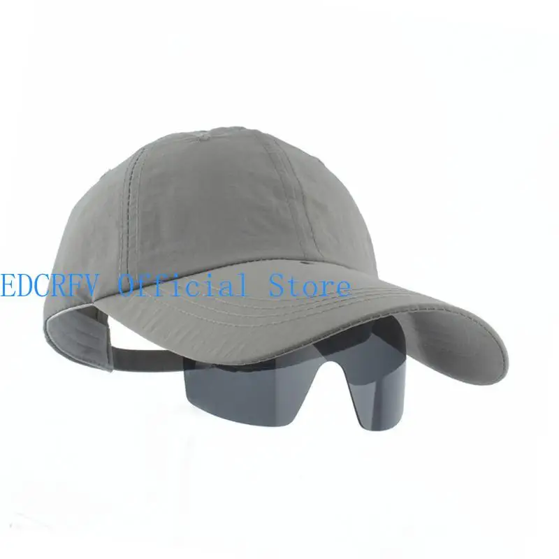 

39BD Vintage Sunglasses Baseball Hat Quick Dry Shades Sport Hat Adjustable Unisex Outdoor Sports Hat Idol Outfit