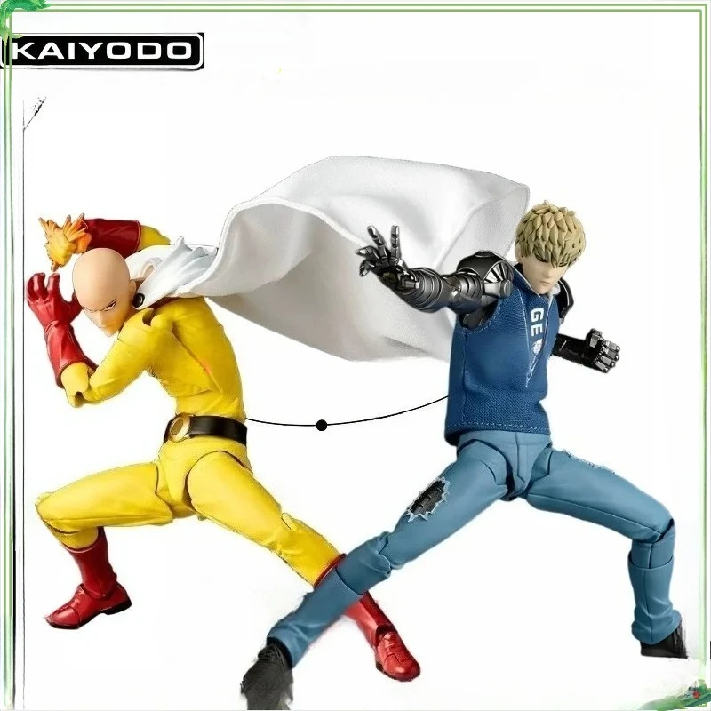متوفر في المخزون الأصلي Kaiyodo Revoltech مذهلة ياماغوتشي واحد لكمة رجل Genos أنيمي عمل جمع أرقام نموذج اللعب Saitama #2