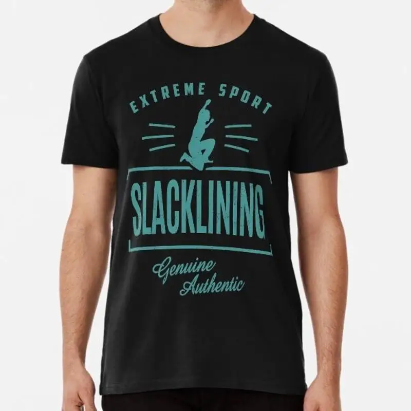 Slacklining Extreme Sport Made in Australia T-Shirt S bis 2XL
