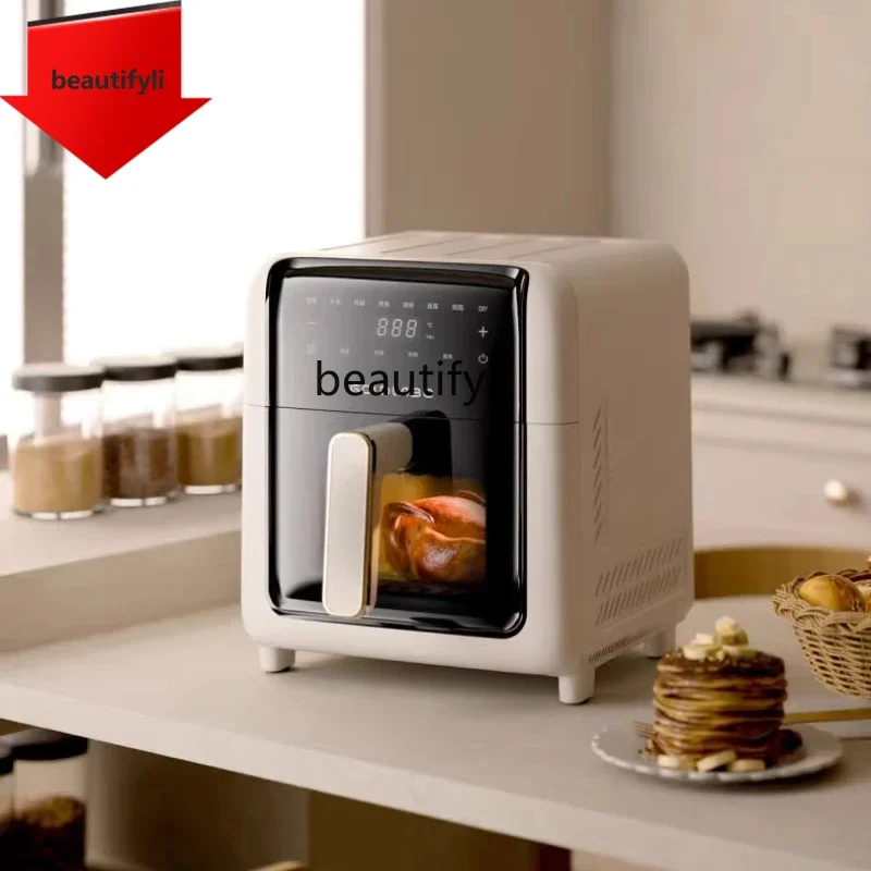 

A61 lt Air fryer 6.5L large capacity inner and outer metal tender frying can be regarded as light food small sugar cube