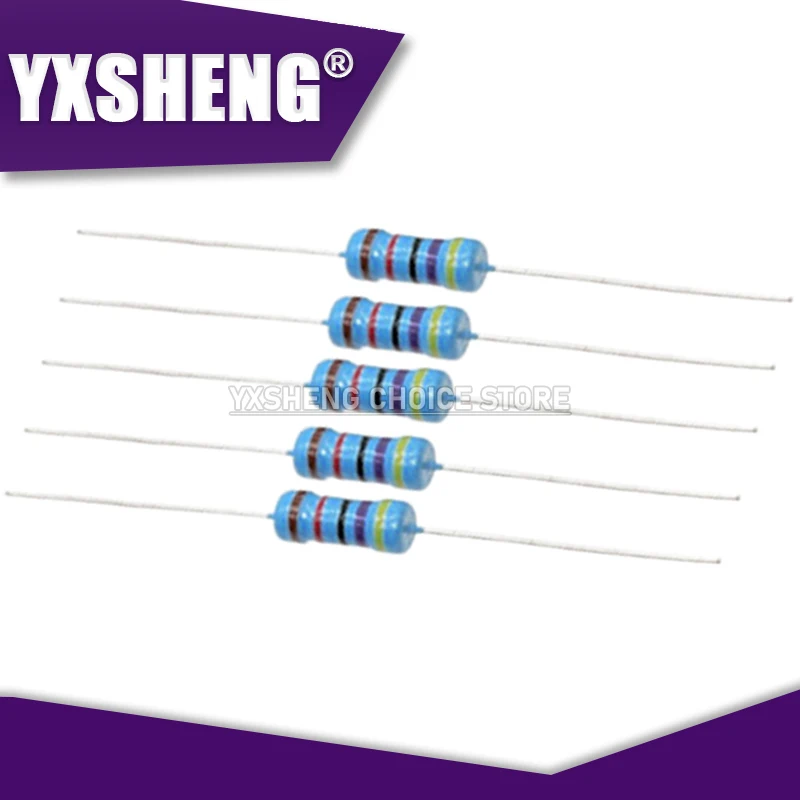 50PCS 1/2W 1% Metal…