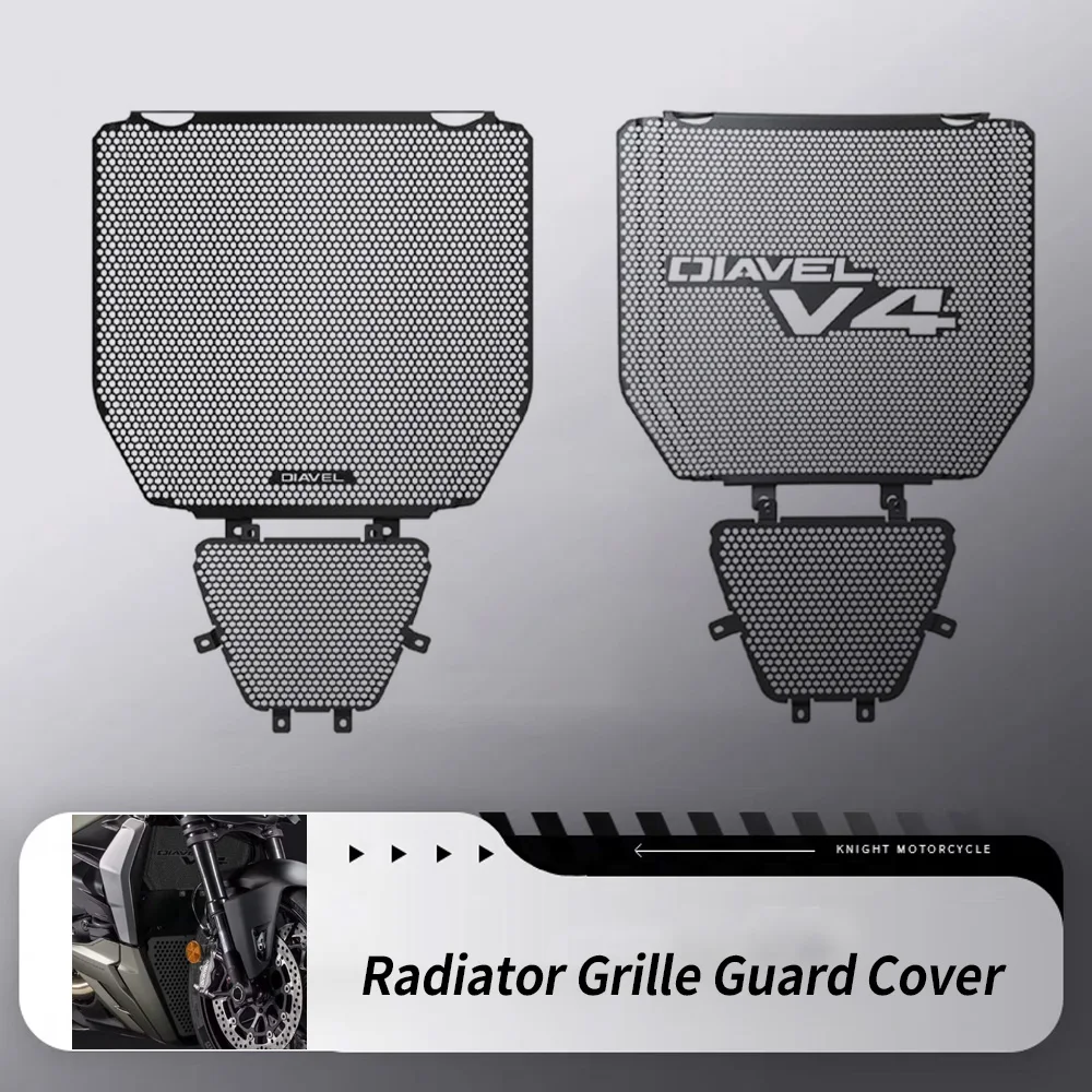 Diavel V4 Motorcycle Accessories Aluminum Radiator Guard Protector Grille Cover Protection Parts For Ducati Diavel V4 2023 2024