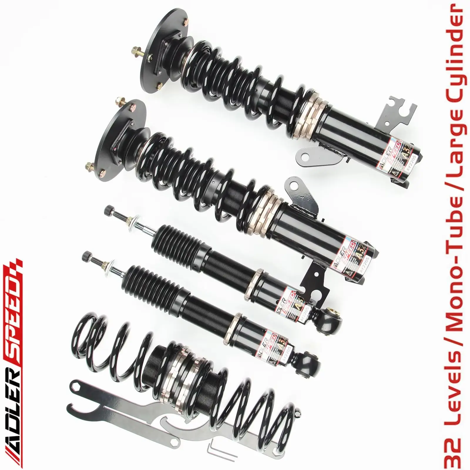 

ADLERSPEED 32-клиновые регулируемые демпферные койловеры подвески для SAAB 9-3 SC kombi 2006-2013