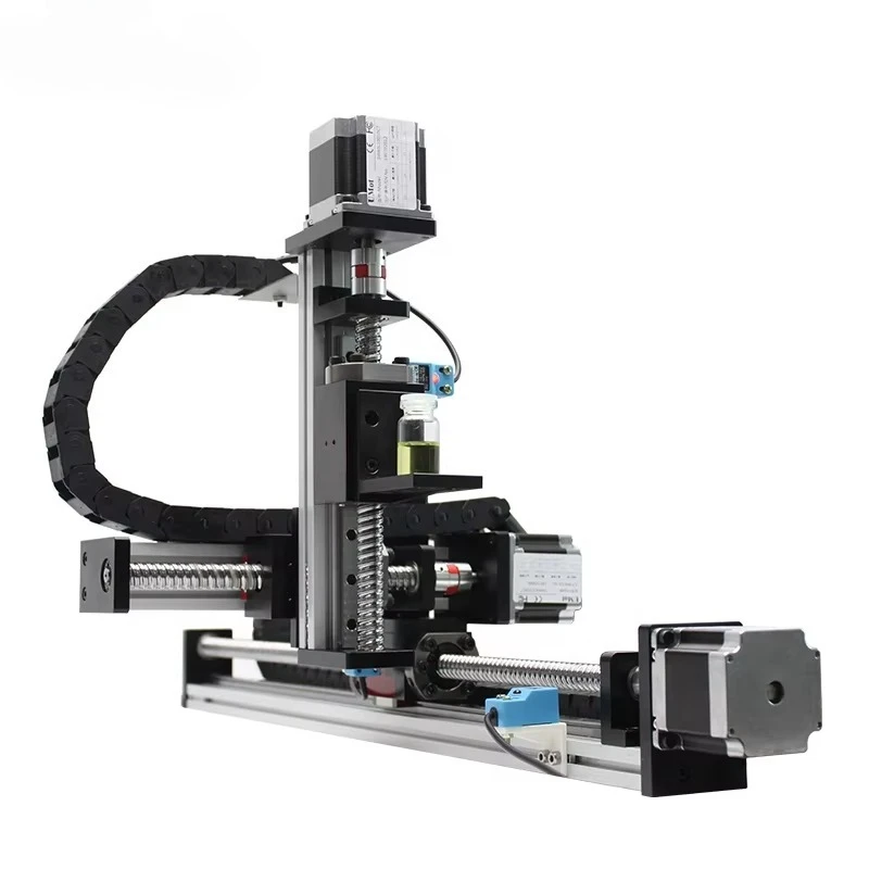 50-4000mm Long Stroke 3 Axis Gantry Motion System Xyz Linear Motion Slide Stages System Cnc Linear Guide Rail Module