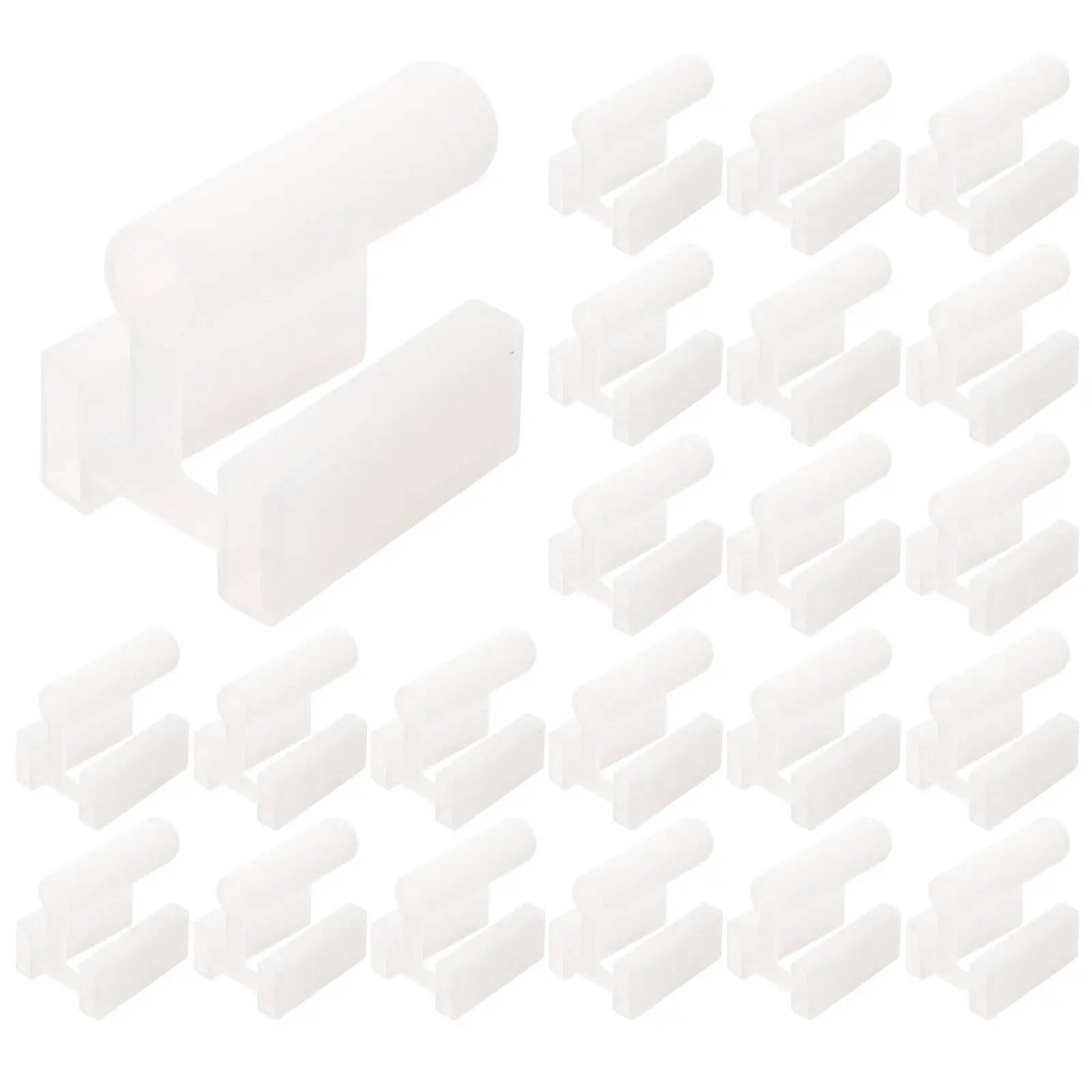 

100Pcs Baby Proofing Plug Cover 3-Prong Child Safety Outlet Protector Sturdy Plastic Electrical Socket Cover for Infant Pet