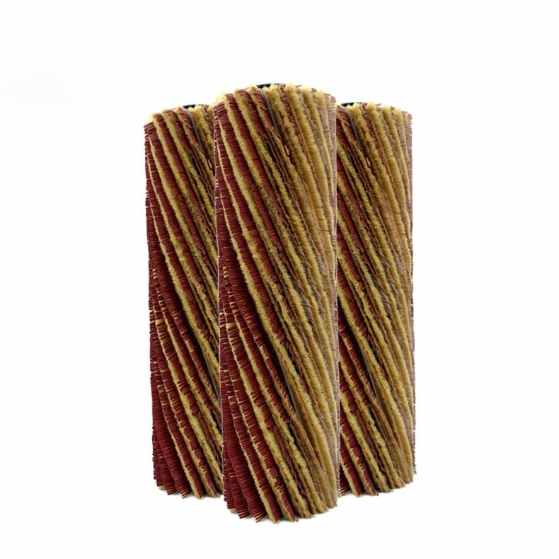 Sander hemp emery cloth brush roller dust removal woodworking machinery hemp brush nylon sander polishing brush