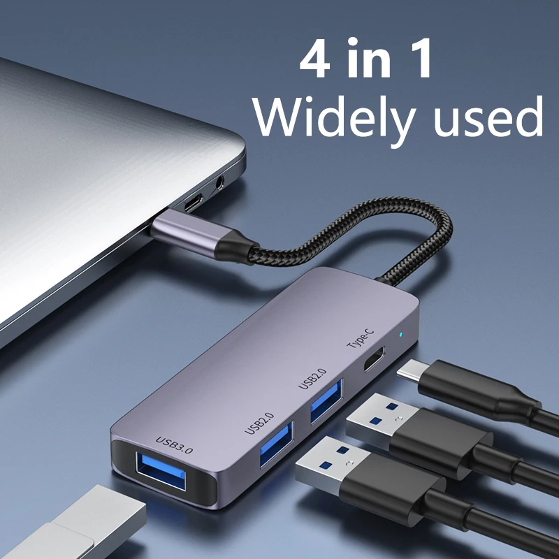 USB C HUB with PD 100W Charing for Macbook Pro Lenovo Dell Samsung S23 24 HUAWEI Xiaomi Smartphone OTG PC Accessories