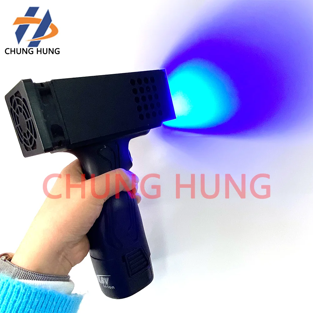 Handheld Portable Rechargeable UV LED Curing Lamp for Automotive Putty Repair Paint Defect Detection Surface Inspection Light