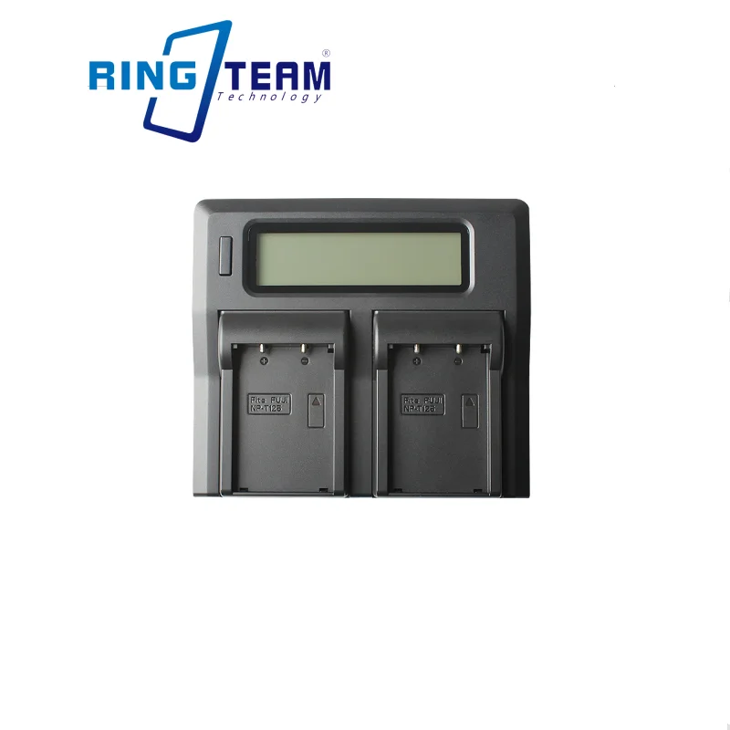 

NP-T125 Battery Dual Charger, Compatible with RX100 VII/WX500 Cameras LCD Dual Fast Charger For FUJIFILM GFX100 GFX50S GFX50R