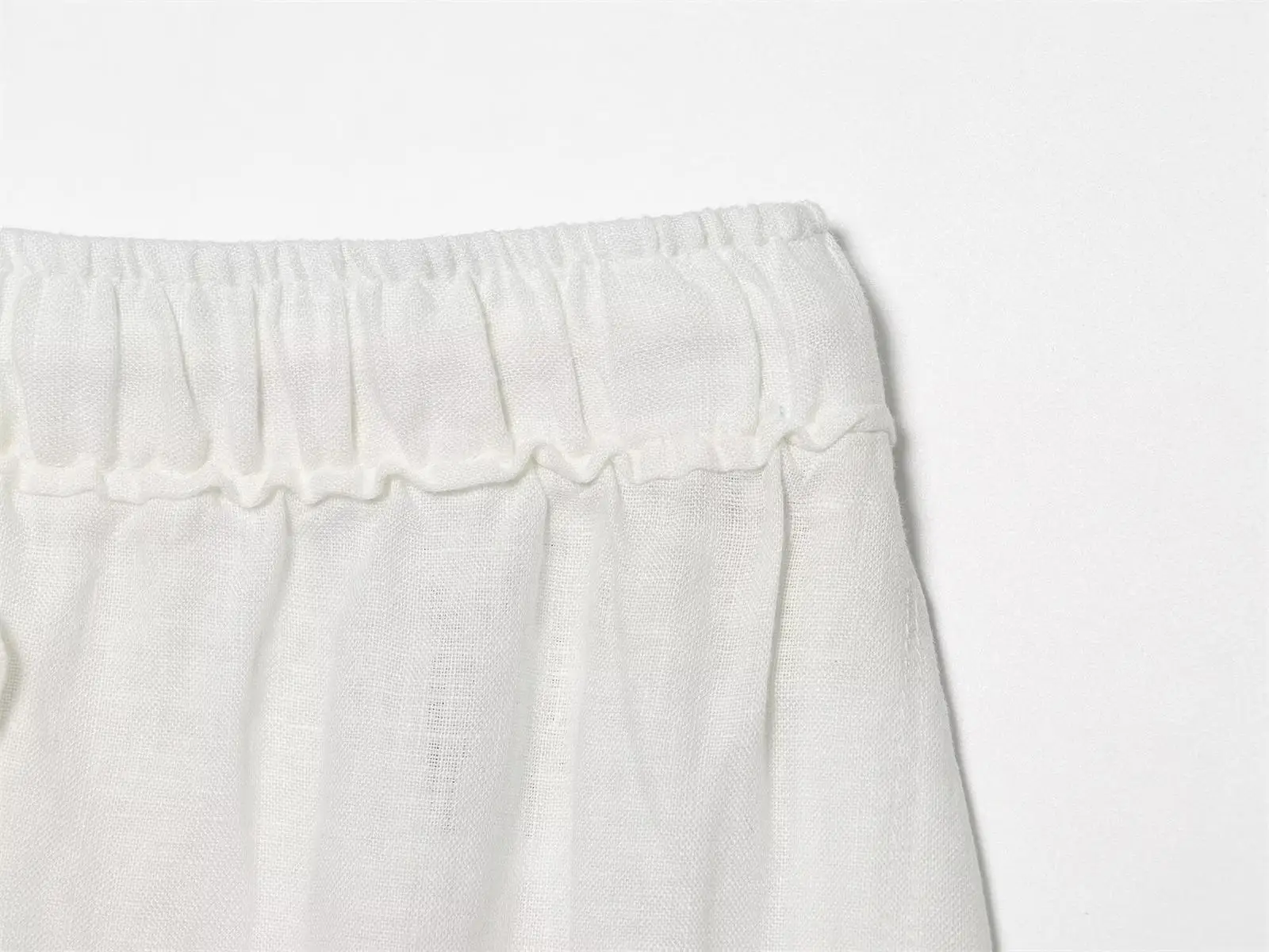 TFMLN 2026 Damen-Split-Lange Hose Sommer Neu Elastischer Bund Schnürung Dekorative Loose-Fit-Hose Lässige Mode Vielseitig – Detail 14
