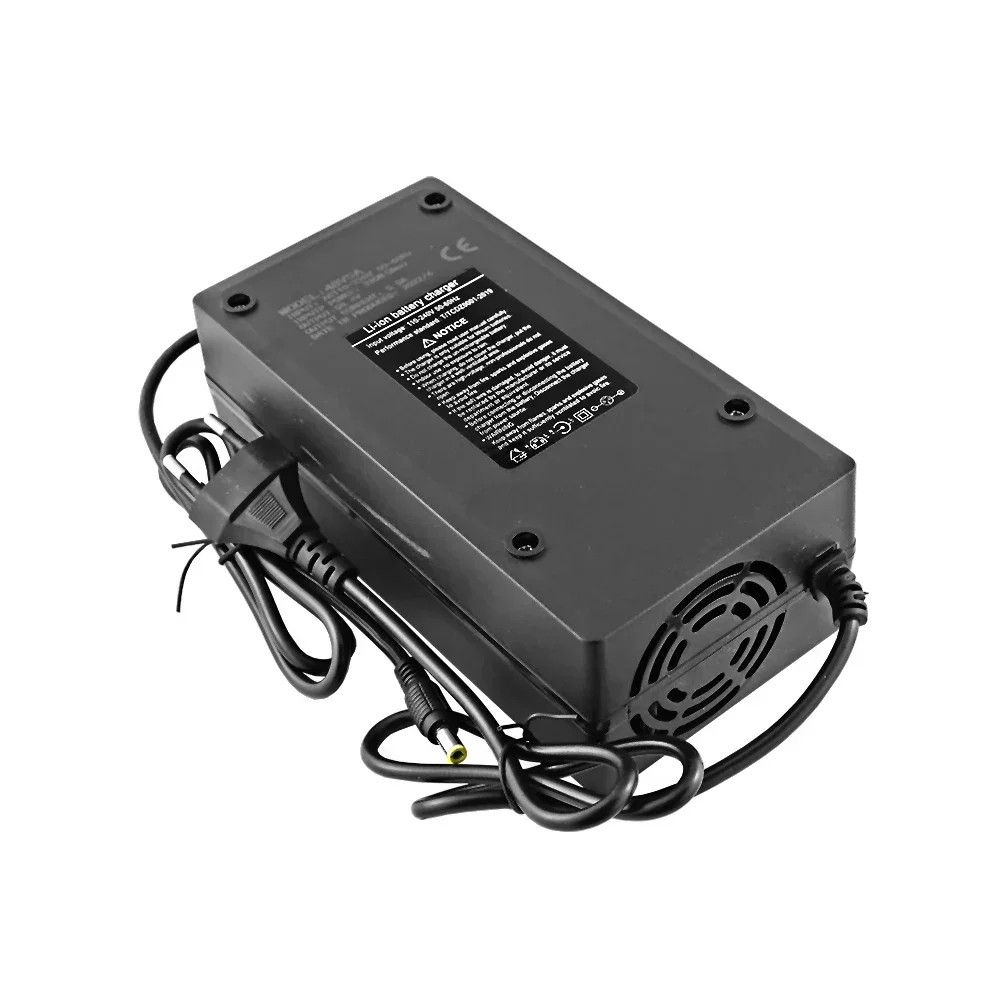 LiitoKala 58.4V 5A Charger Smart Suitable For 16s 51.2V Outdoor LiFePO4 Battery DC 5.5*1.2mm 110V-240V