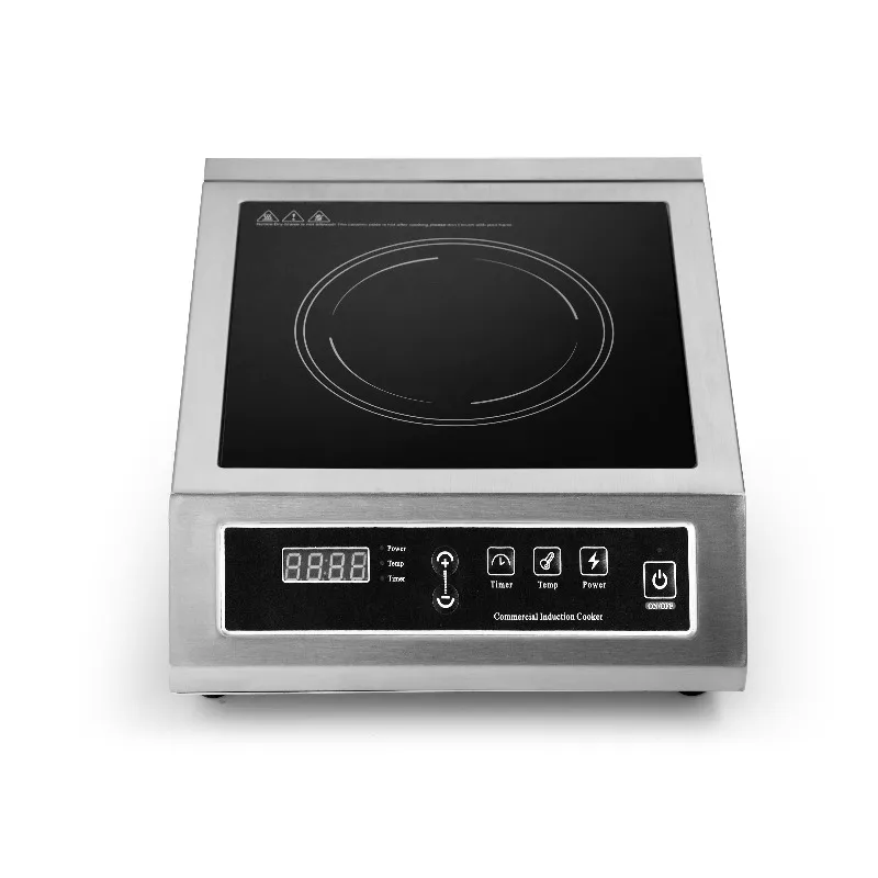 High Power Commercial Induction Cooker Flat Electric Cooktop For Canteen Hotel Industrial Catering Energy Efficient Fast Heating