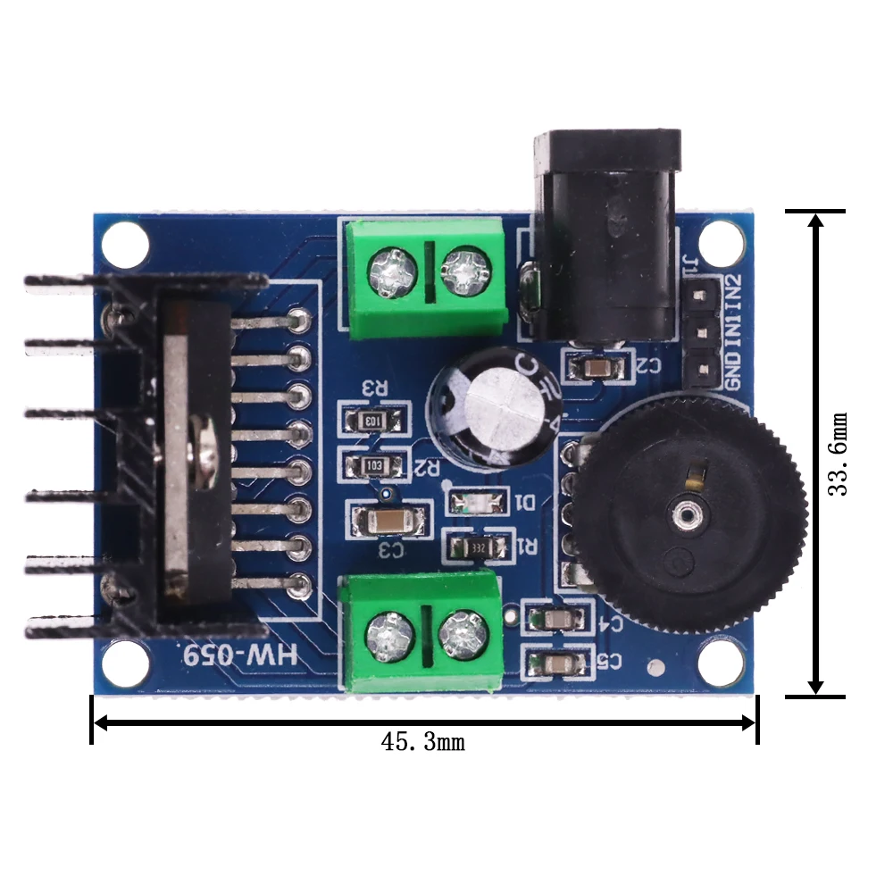 1Pcs Audio Power Amplifier board DC 6 to 18V TDA7297 Module Double Channel 10-50W Wholesale